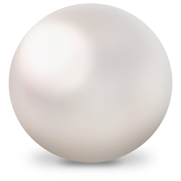 Perle de culture d'eau douce, 4/4, blanche, Ø 6 - 6,5 mm, percée