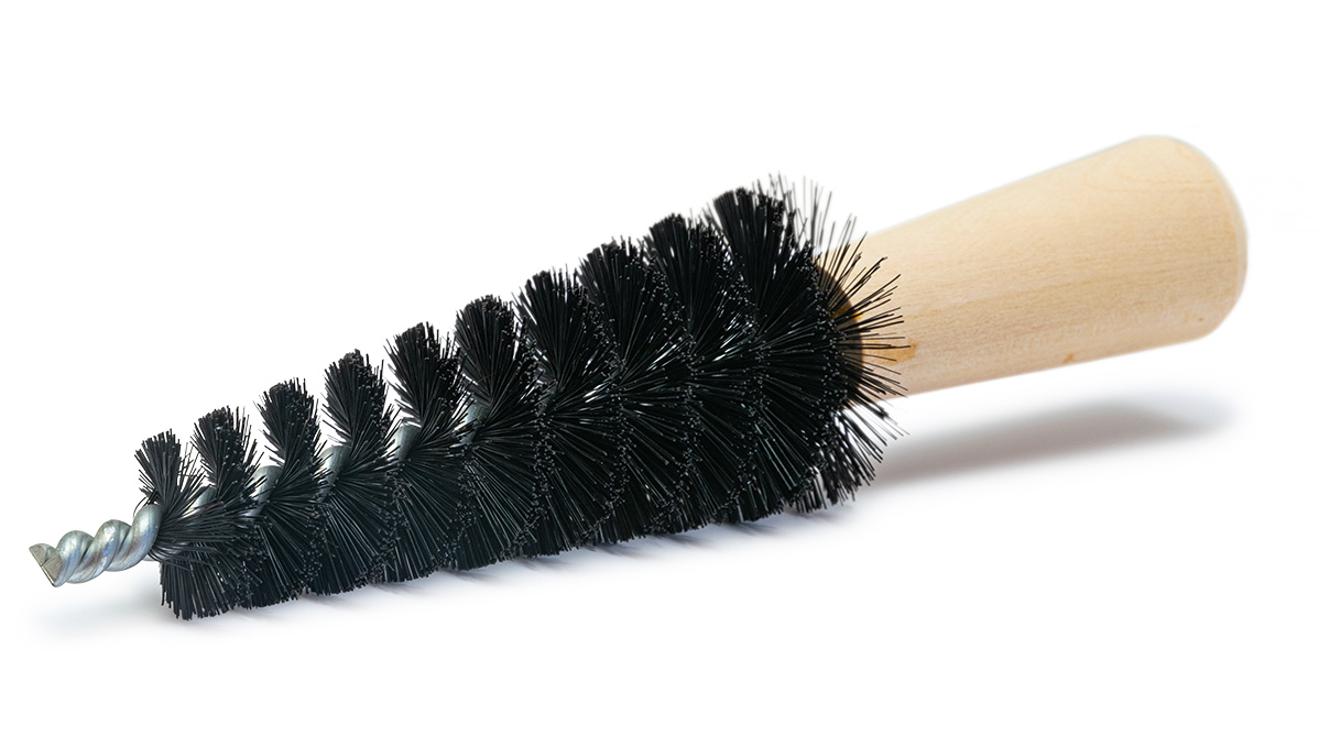 Brosses coniques avec poils noirs longueur 160 mm