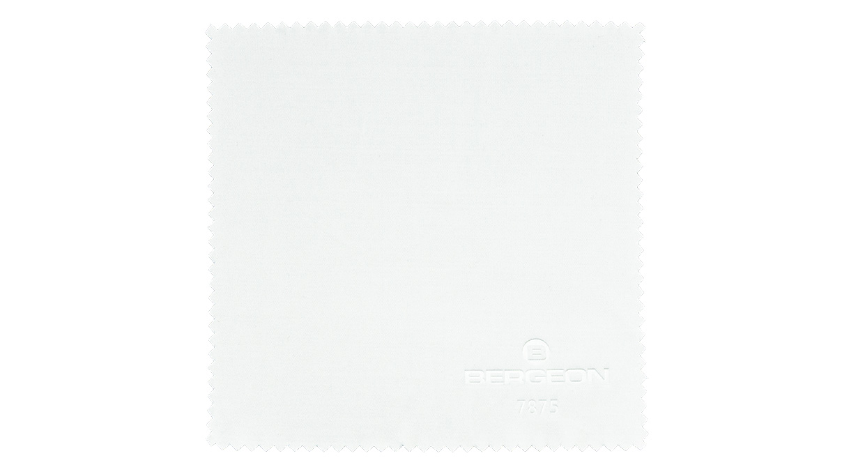 Bergeon 7875-20 Chiffon microfibre, 120 x 120 mm, 75 % polyester, 25 % polyamide, extra doux, 20 pièces