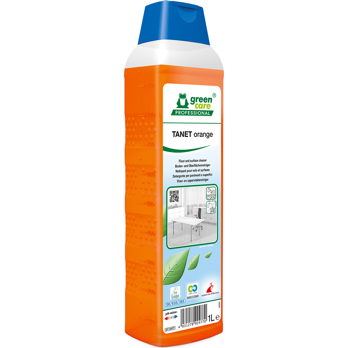 Green Care TANET orange nettoyant pour sols et surfaces