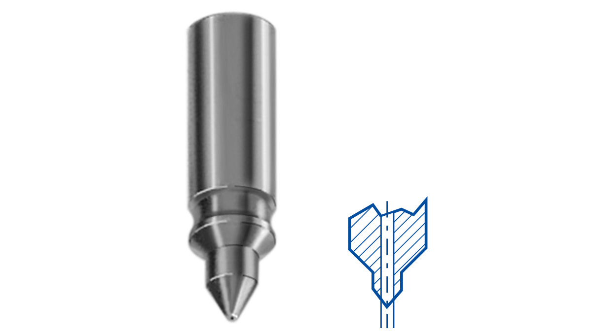 Bergeon 30525-1 Poussoirs pour le partagement de l’ancre, Ø 0,18 mm