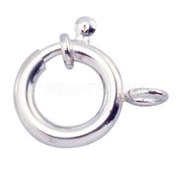 Anneaux ressort 925/- argent avec rang Ø 6,0 mm