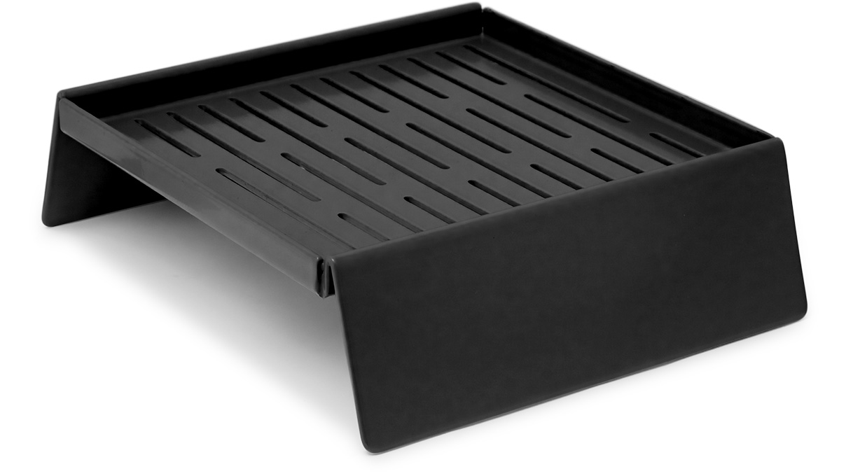 Lecureux Support à vis avec fentes, noir, pour Ø 2,5 mm