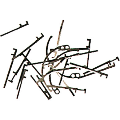 Assortiment de 24 ressorts de blocage pour horloges