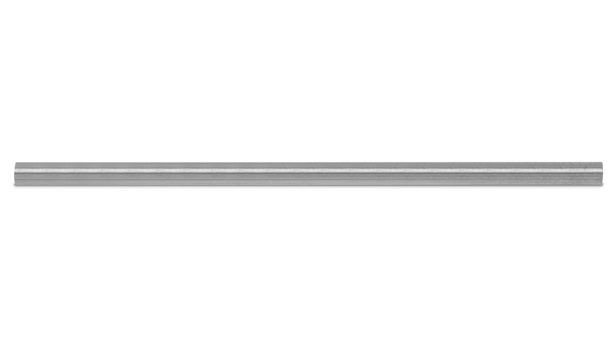 Bergeon 2184-P DI 1.00 Barre ronde en acier argenté, ébauche, Ø 1 mm, longueur 33 cm