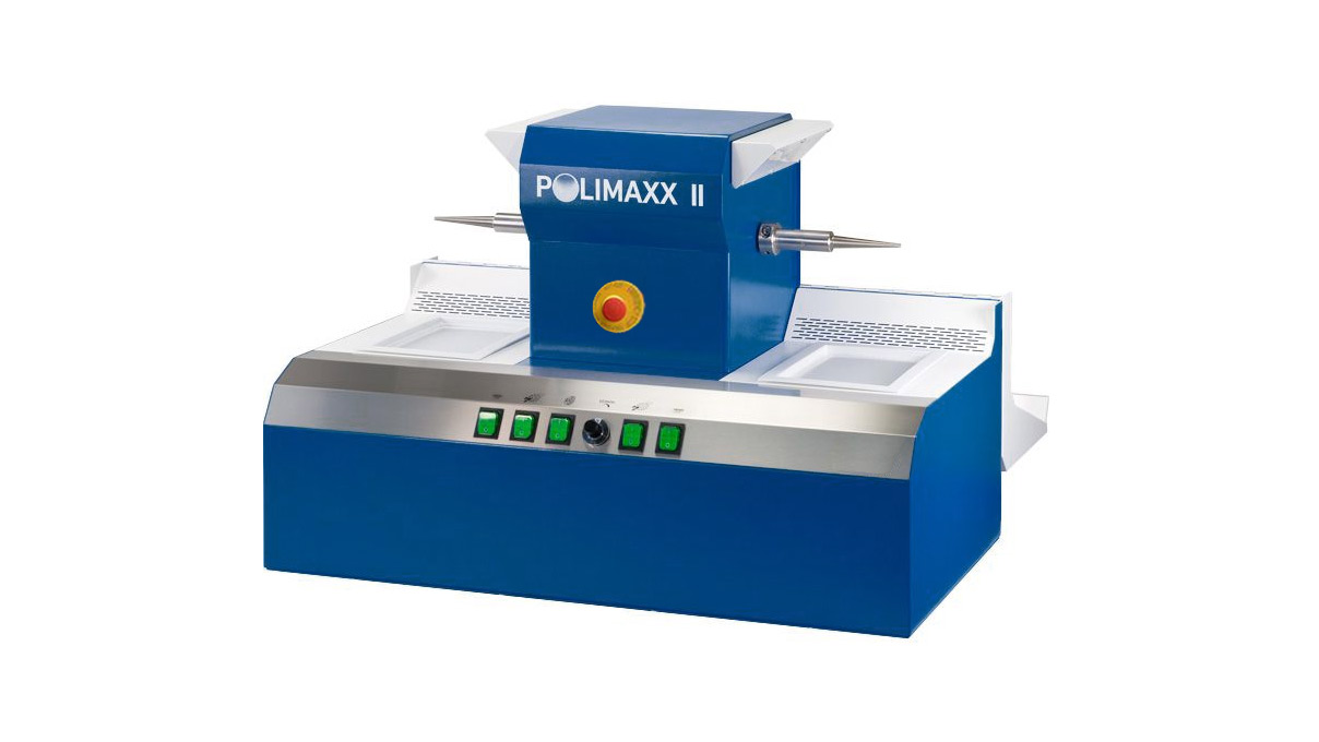 Polisseuse Polimaxx 2, avec aspiration, en continu, 2 postes de travail, sans entretien