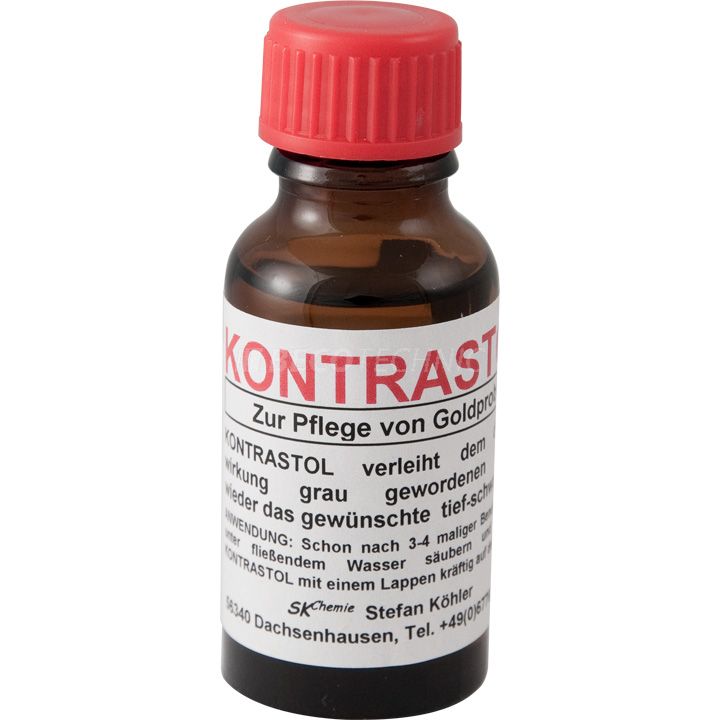 Kontrastol pour le nettoyage des pierres de touche, 20 ml