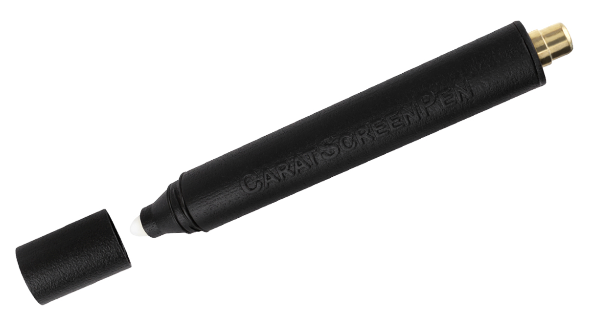 Stylo pour testeur d'or CaratScreenPen V1, permettant de déterminer le titre des bijoux en or