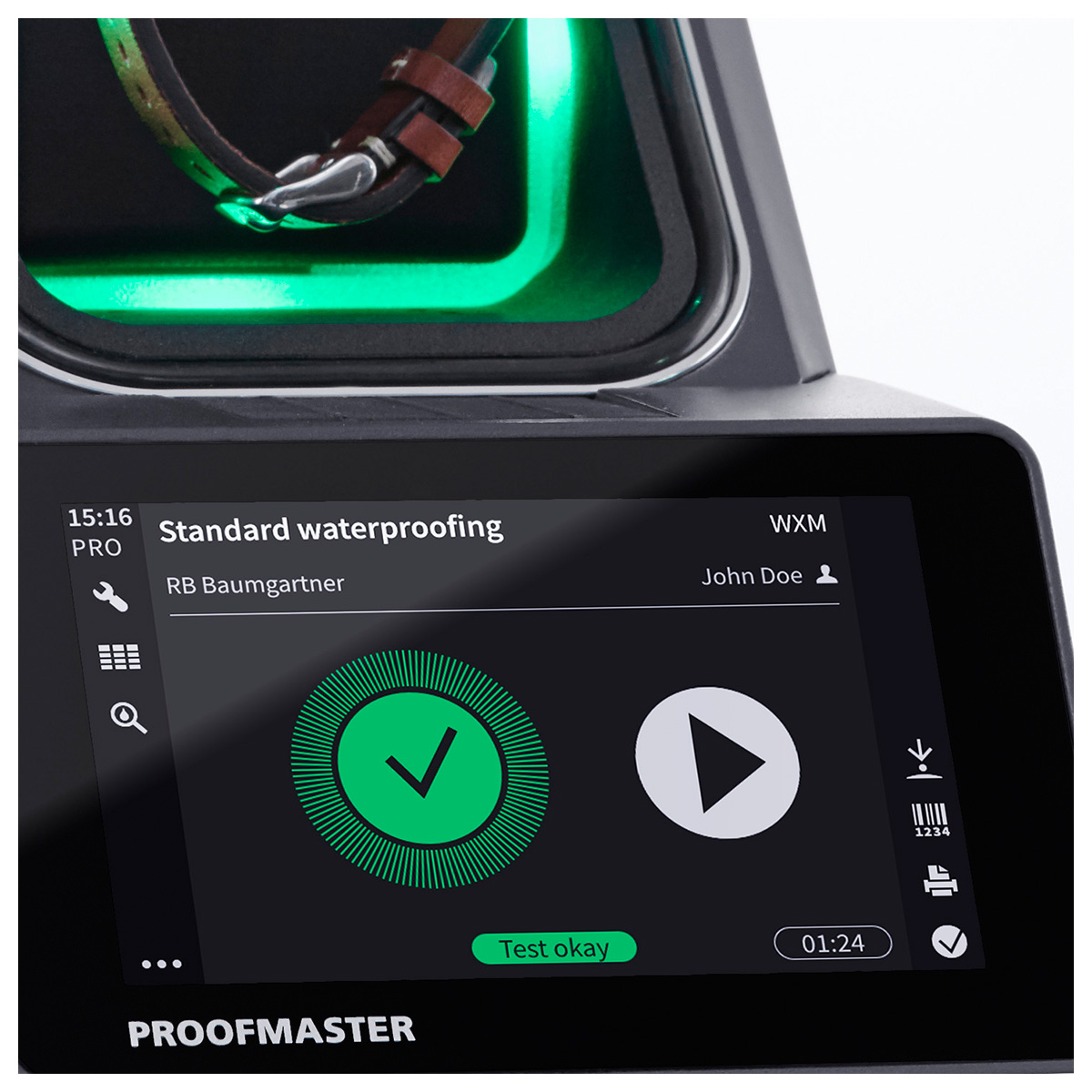 Witschi ProofMaster Pro appareil pour le contrôle d'étanchéité avec mémoire des résultats