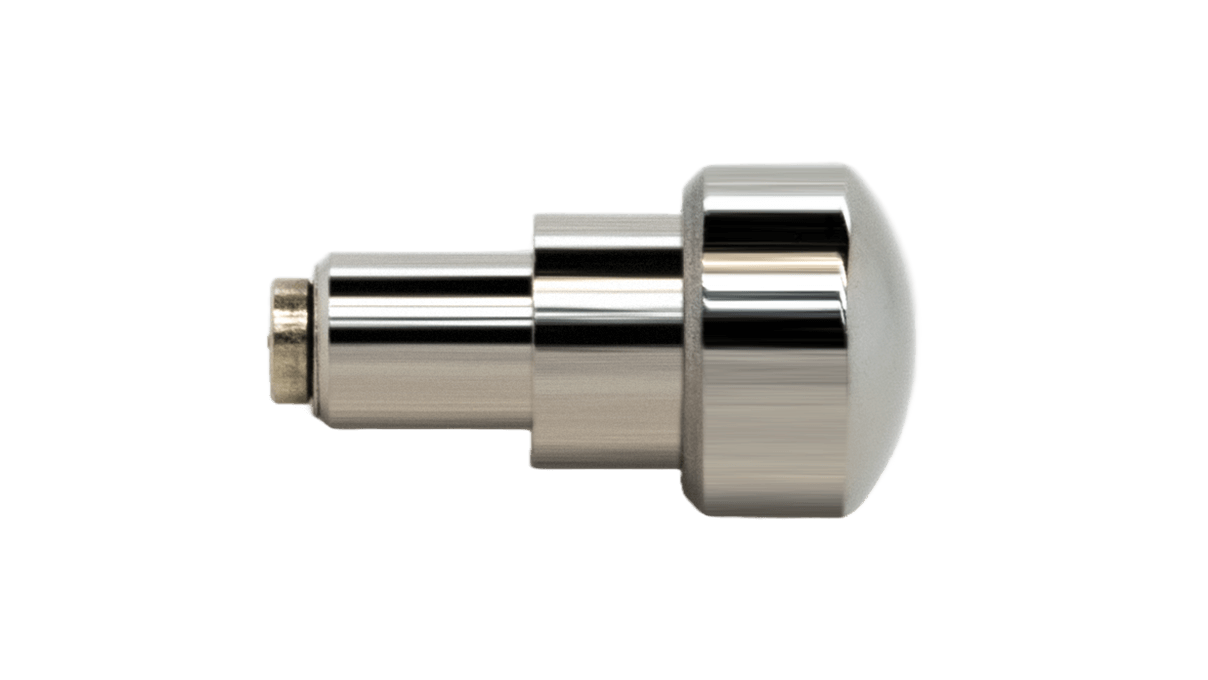 Poussoirs étanches P30 pour des chronographes pour presser, tête Ø 4,0 mm, tube Ø 2,0 mm, coup de bouton 2,0 mm, acier Inox