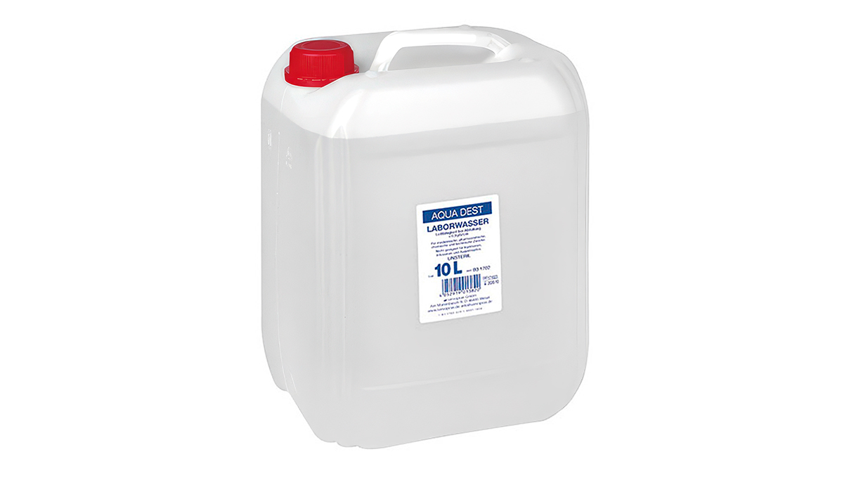 Aqua Dest, Eau de laboratoire, 10 l