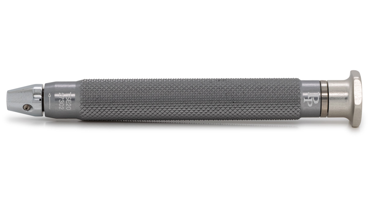 Tournevis Petitpierre TSE-20, réglage 5 - 55 mNm, pour douilles de réduction