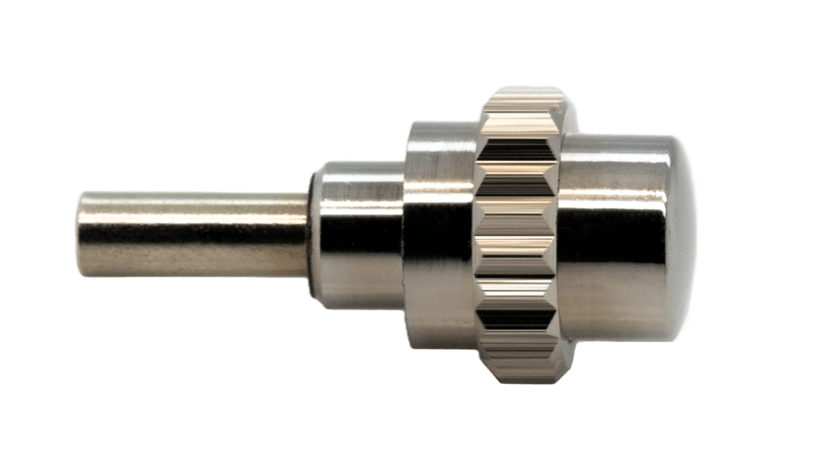 Poussoirs étanches P590 pour des chronographes pour presser, tête Ø 3,4 mm, tube Ø 2,0 mm, coup de bouton 5,5 mm, acier Inox