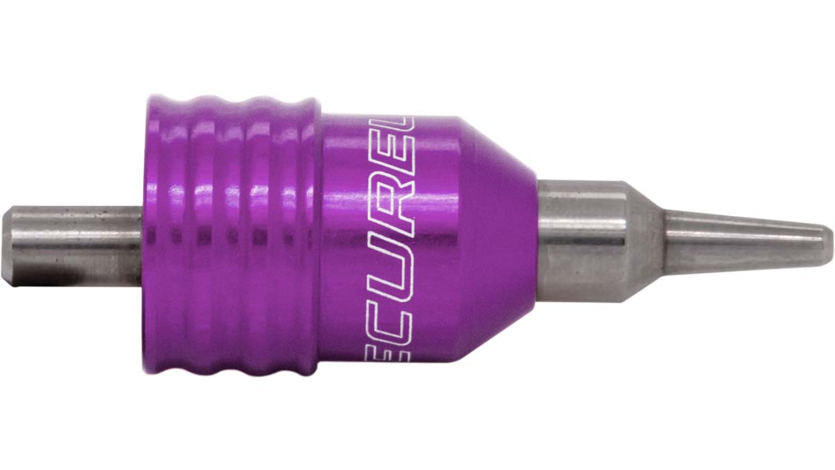 Lecureux tête de tournevis Clip-On, Ø 1,4 mm, violet, avec porte-mèche