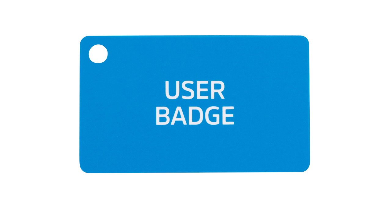 Lista badges de programme pour RFID Lock, bleu, 5 pièces