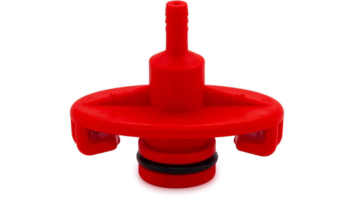 Tête de fermeture pour cartouche UV d'une capacité de 10 ml, pour doseur KDG 1000