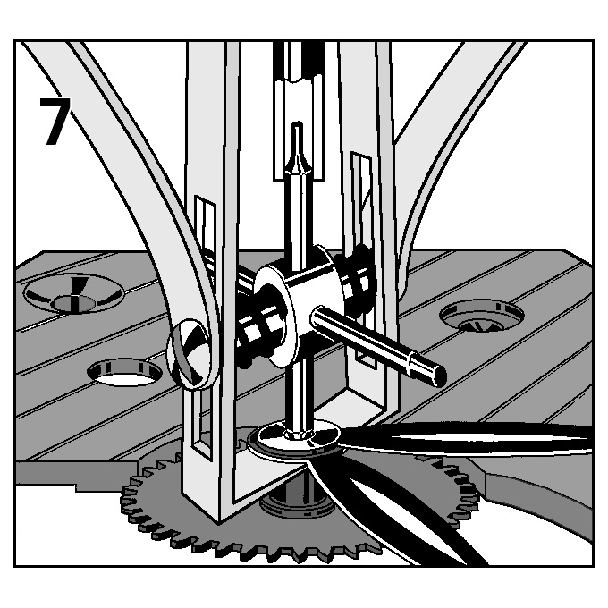 Bergeon 30671-7 Outil Presto 7, Pour enlever les aiguilles sans toucher le cadran