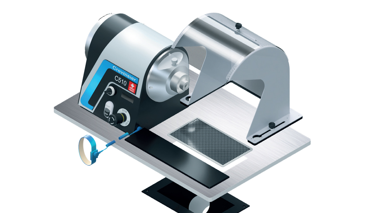 Crevoisier C510 : Machine de polissage (M12) à fixer sur l'établi (400 V) Crevoisier C510 : Machine de polissage (M12) à fixer sur l'établi (400 V)