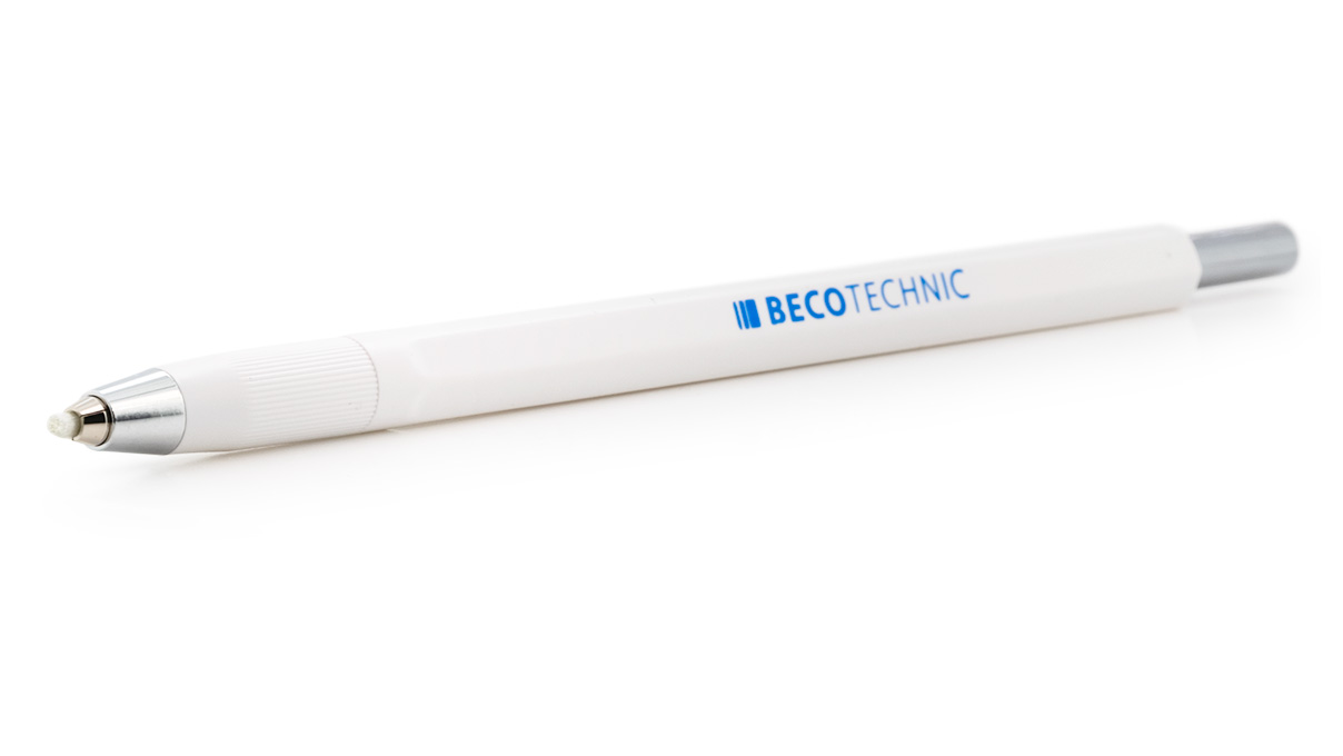 Brosse à gratter, pointe en fibre optique Ø 2 mm, longueur 140 mm