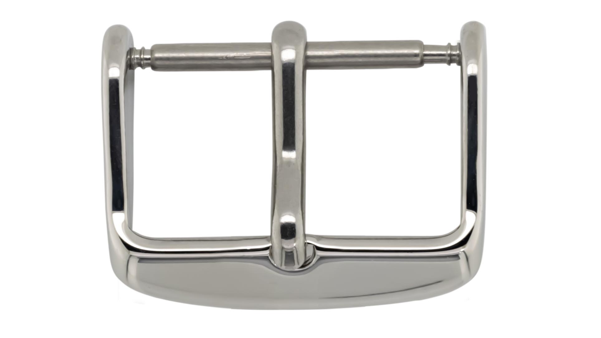 Boucle ardillon pour bracelet cuir, Sport, acier inoxydable, 12 mm