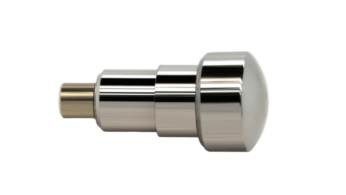 Poussoirs étanches P40 pour des chronographes pour presser, tête Ø 4,0 mm, tube Ø 2,5 mm, coup de bouton 3,0 mm, acier Inox