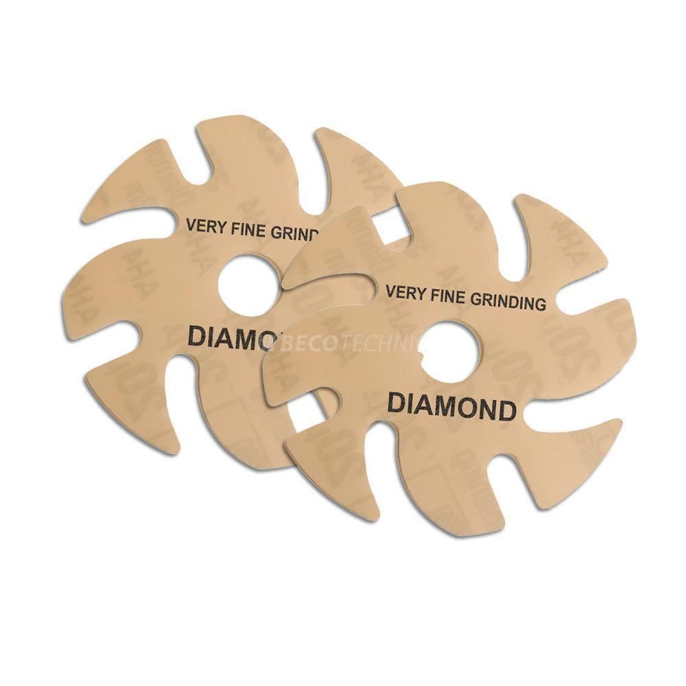 Jooltool 3M Microfinishing Diamant Schleifscheibe, 20 µm, Ø 75 mm, 2 Stück