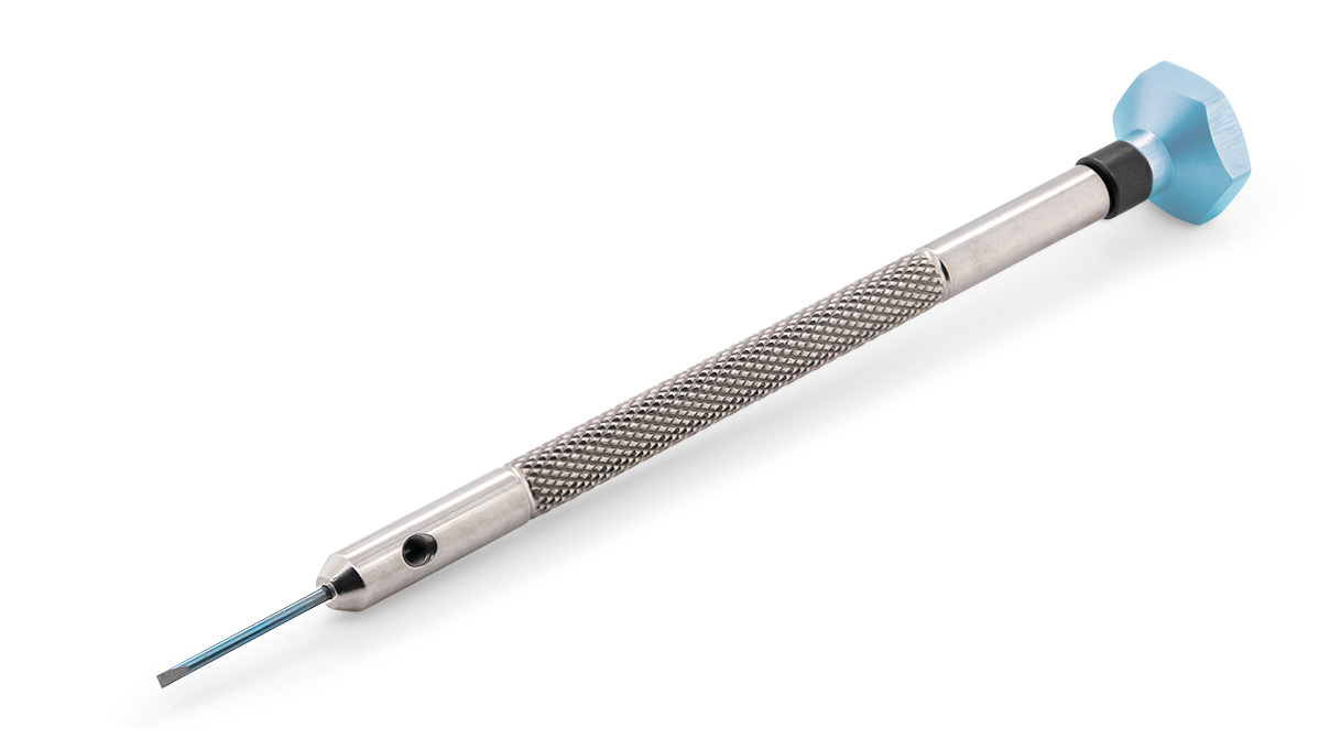 VOH tournevis, mèche 0,7 mm, bleu clair