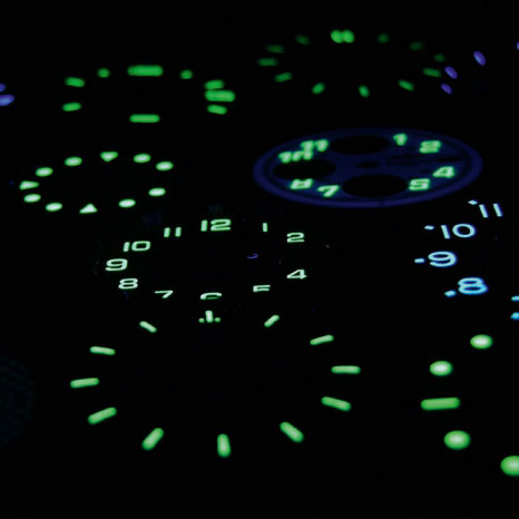 Jeu de couleurs lumineuses, Swiss Super-LumiNova C9/GL, vert