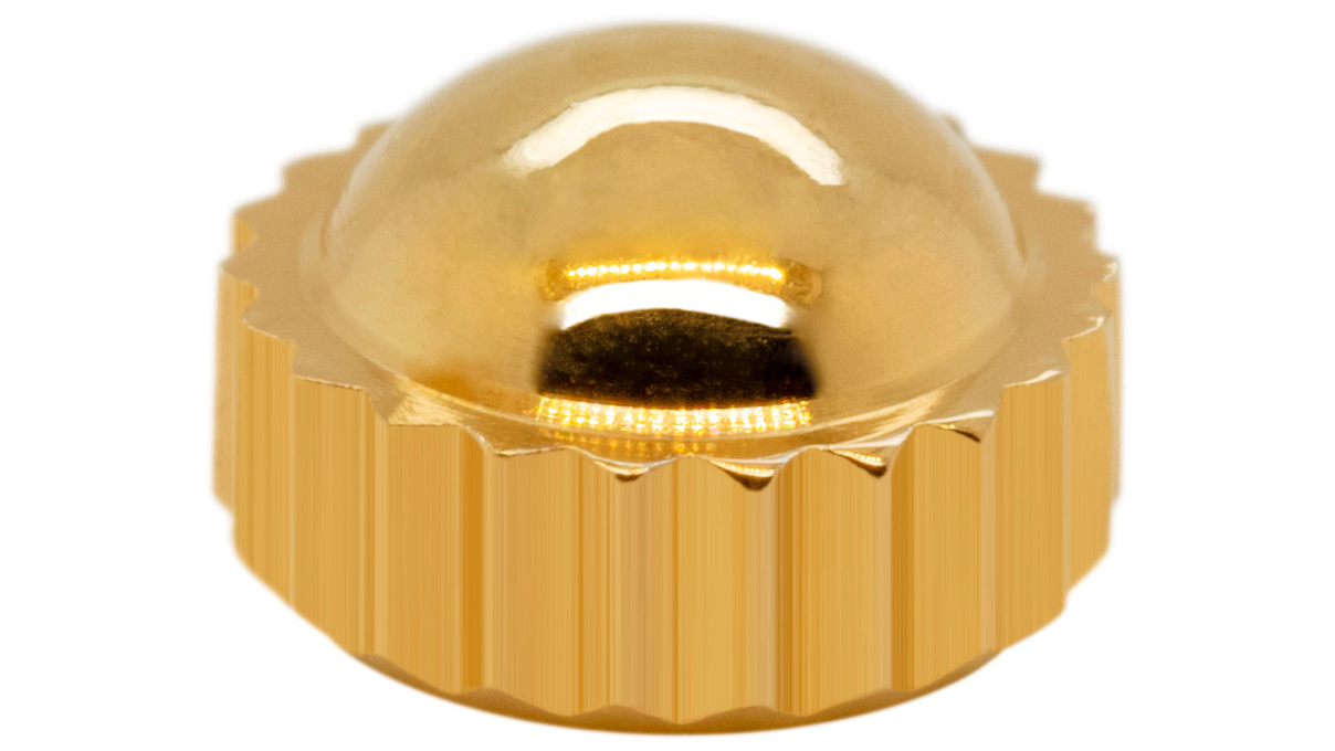 Couronne Domed 920 D, 3 microns jaune, Ø 4,5, tubus 2,5, filetage 0,9, étanche